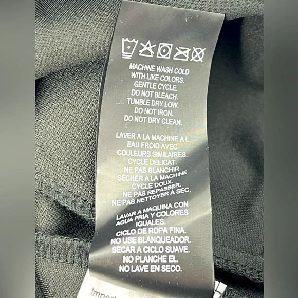 KARL LAGERFELD PARIS, LARGE BLACK JACKET WITH TWO POCKETS, 96% POLYESTER, LARGE - Picture 13 of 13